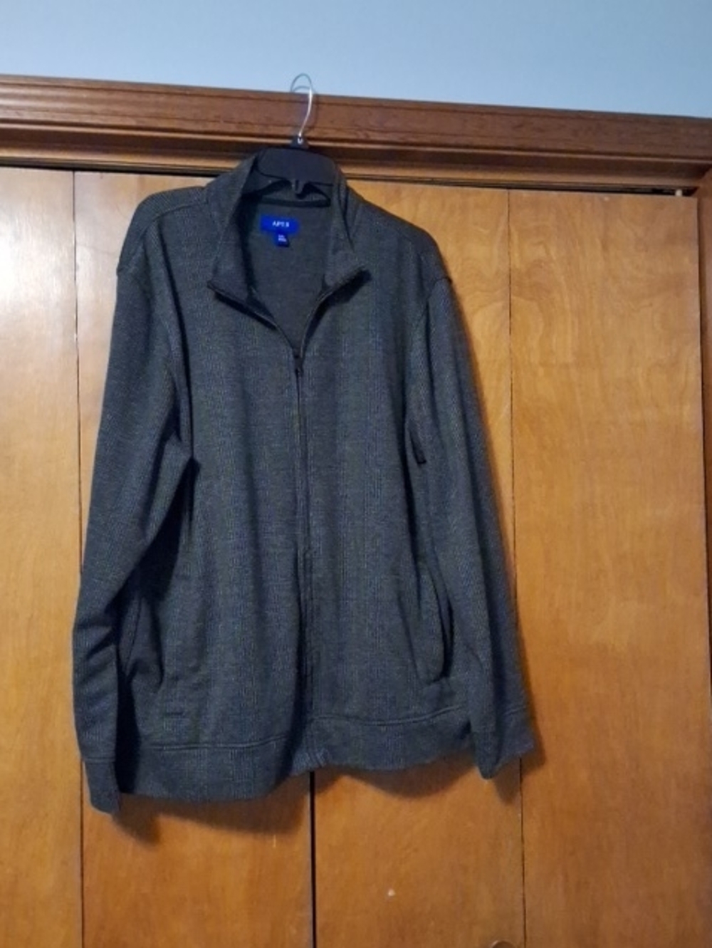 Apt. 9 Men's Charcoal Zip-Up Sweater Jacket